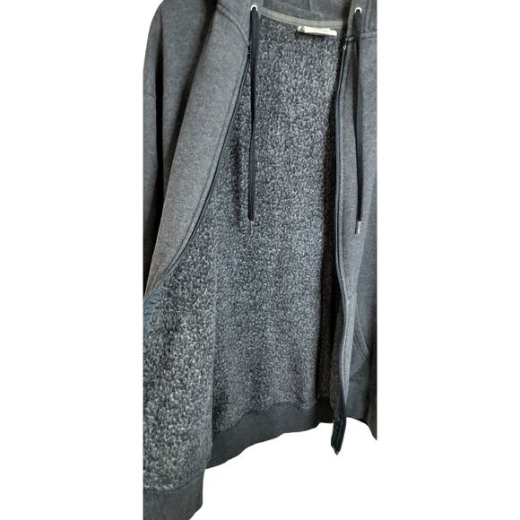M763) Champion Eco Authentic Gray Full Zip Hoodie - Picture 6 of 9